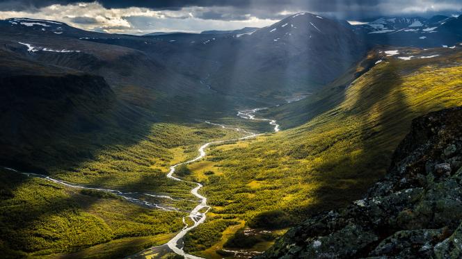 Photographie The Rapa Valley in Sarek National Park