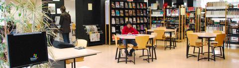 Salle de lecture de la BU Staps