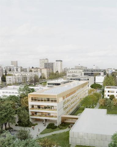 Bât A - Vue aérienne - Atelier Robain Guieysse - © Jeudi Wang