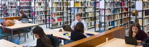 Illustration : salle de lecture 